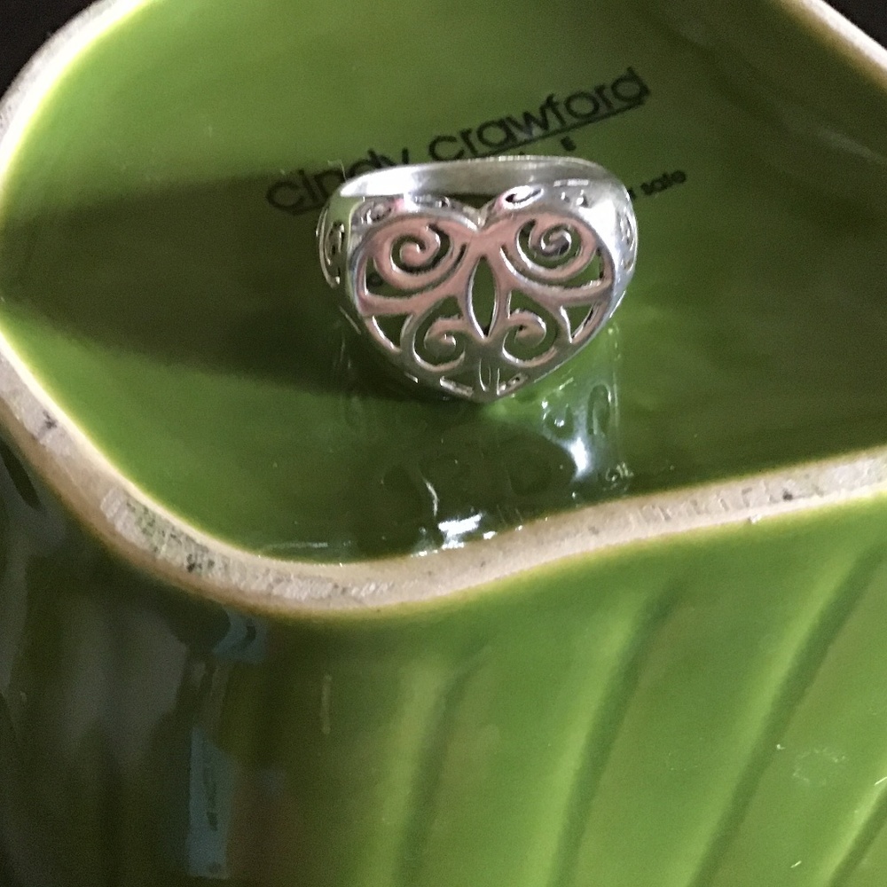 Sterling Heart Shaped Ring